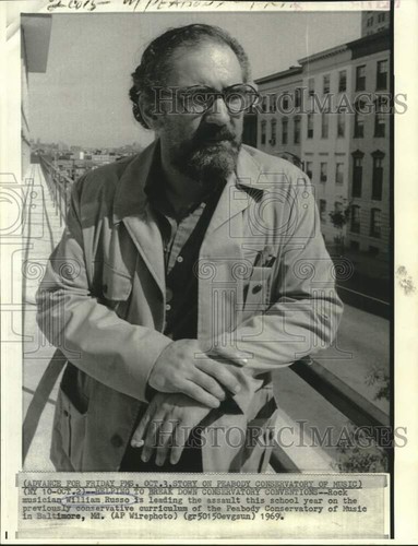 1969 press photo william russo - press,